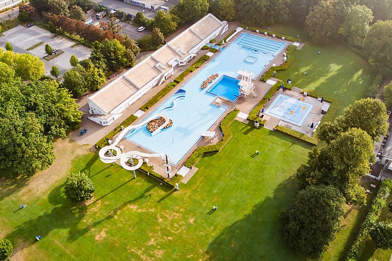 Luftaufnahme Wiesenbad Bielefeld