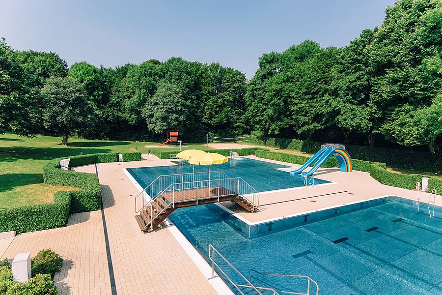 Ansicht Freibad Hillegossen in Bielefeld
