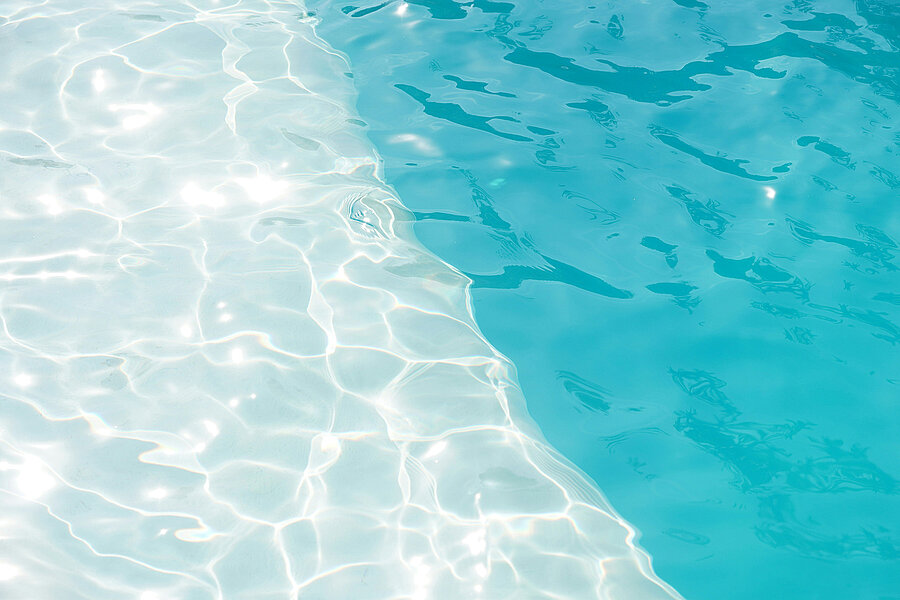 Ein Wasserbecken.